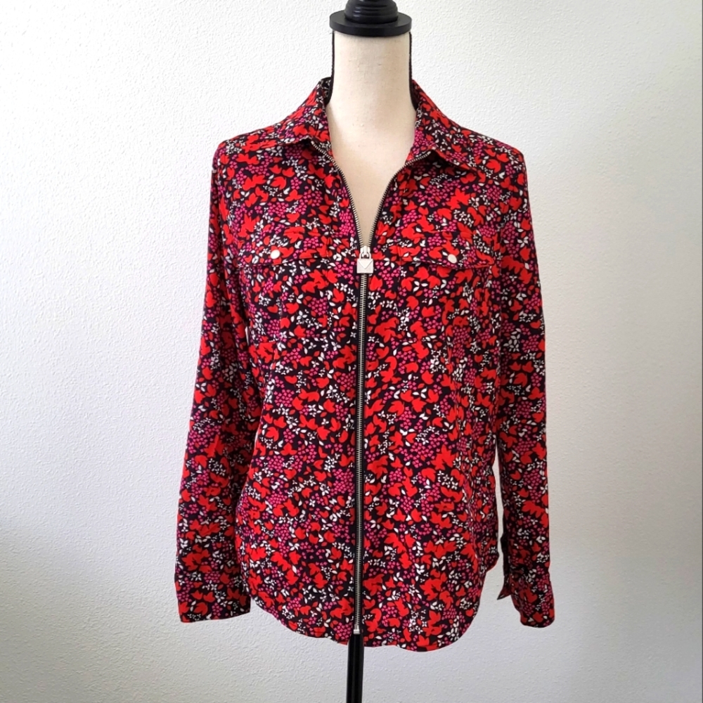 Michael Kors shirt jacket sz M